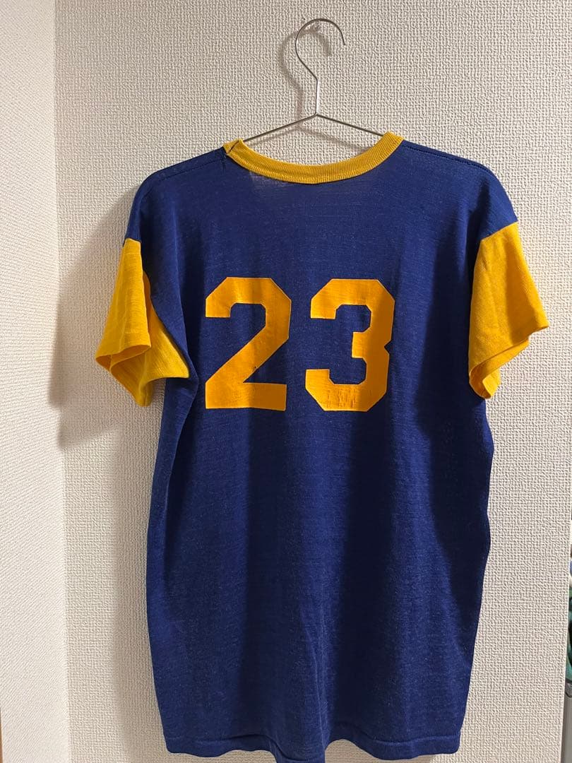 60s MANSON フットボール レーヨンTEE