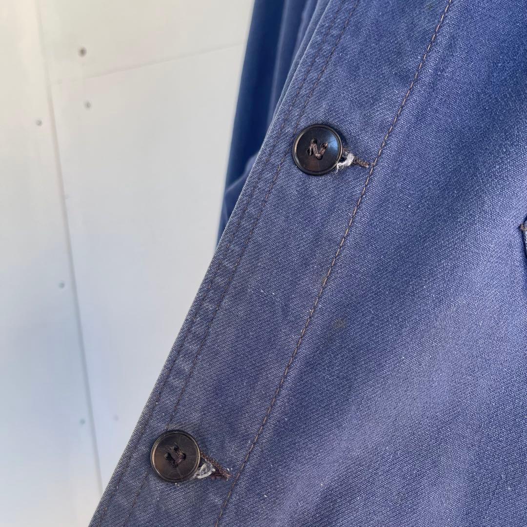 60s 70s フレンチ カバーオール ワークジャケット ヴィンテージ 古着