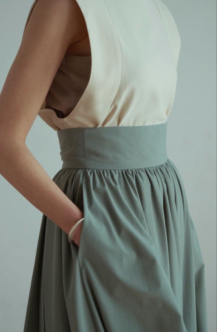 CLANE Volume Maxi Skirt ボリュームマキシスカート