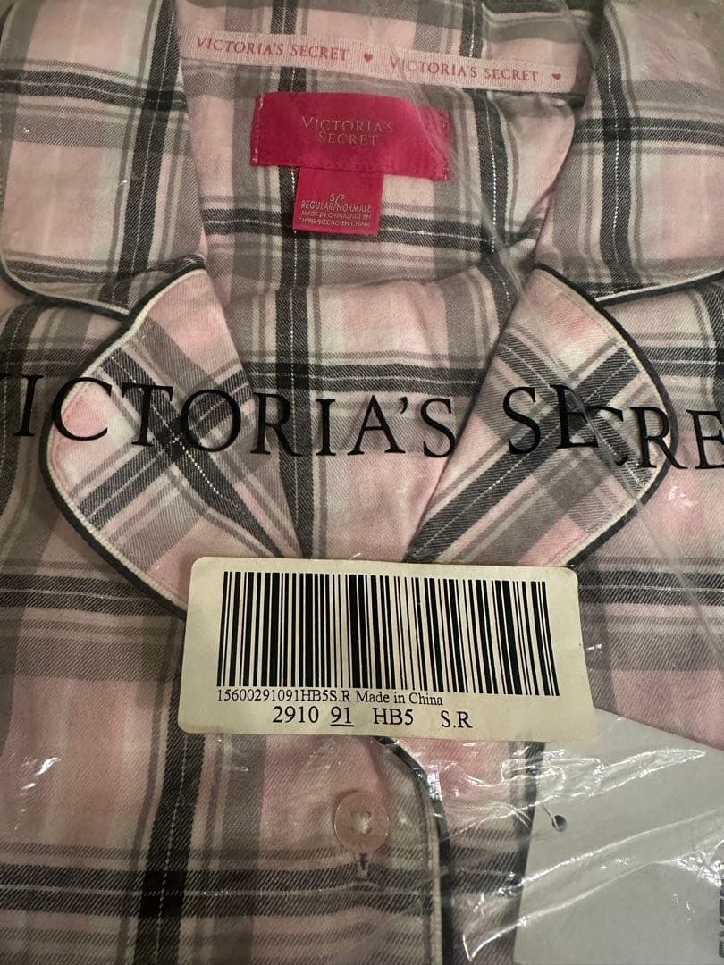 Victoria's Secret パジャマセット Sサイズ ピンクチェック