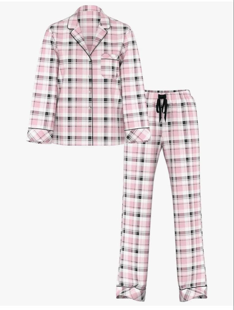 Victoria's Secret パジャマセット Sサイズ ピンクチェック