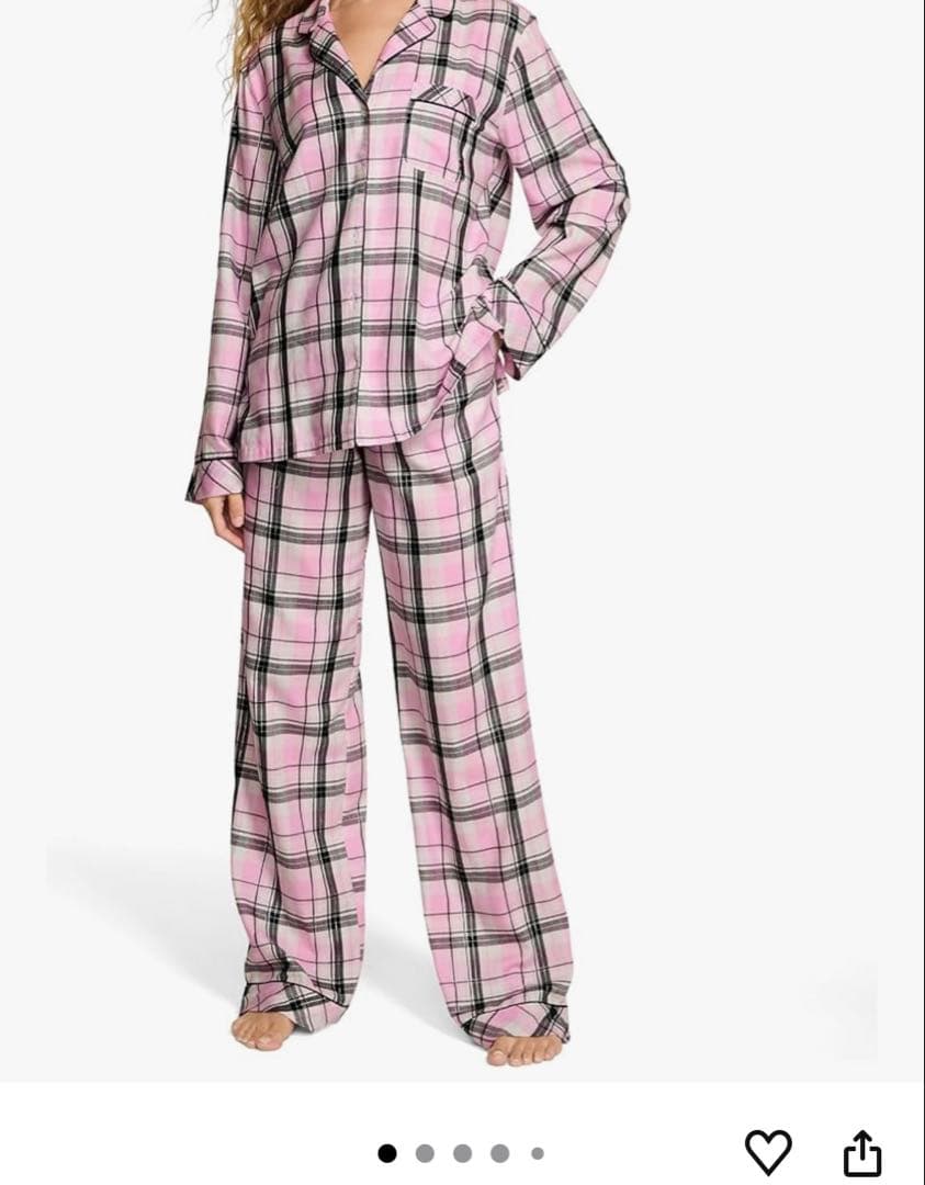 Victoria's Secret パジャマセット Sサイズ ピンクチェック