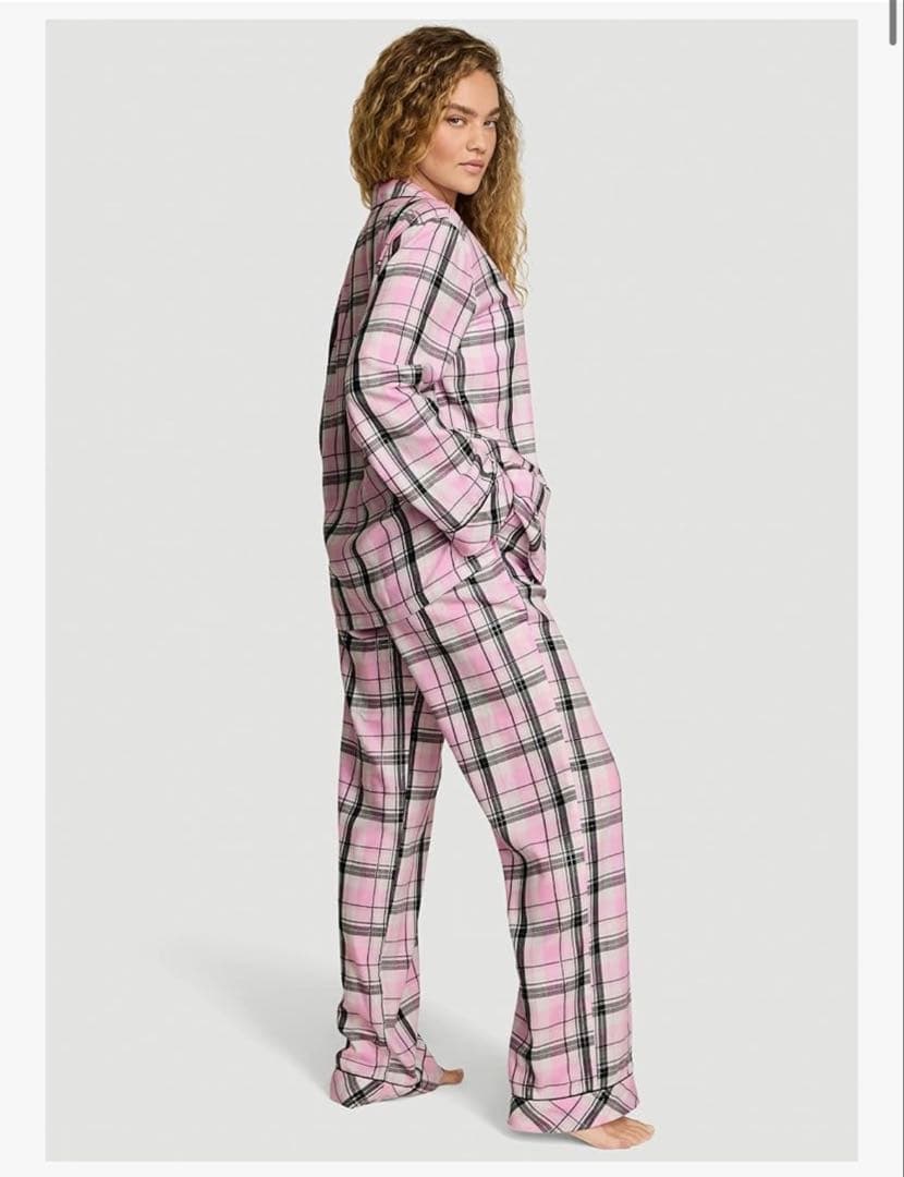 Victoria's Secret パジャマセット Sサイズ ピンクチェック