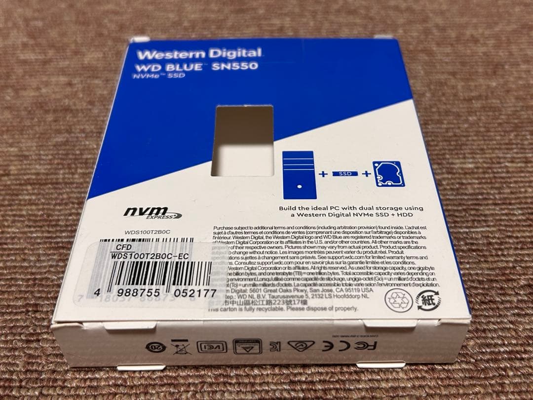 m*9様 m.2 SSD 1TB WD SN570 NVMe 動作品 高速 ゲー