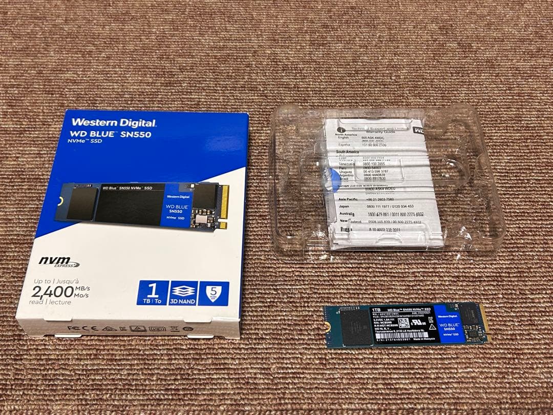 m*9様 m.2 SSD 1TB WD SN570 NVMe 動作品 高速 ゲー