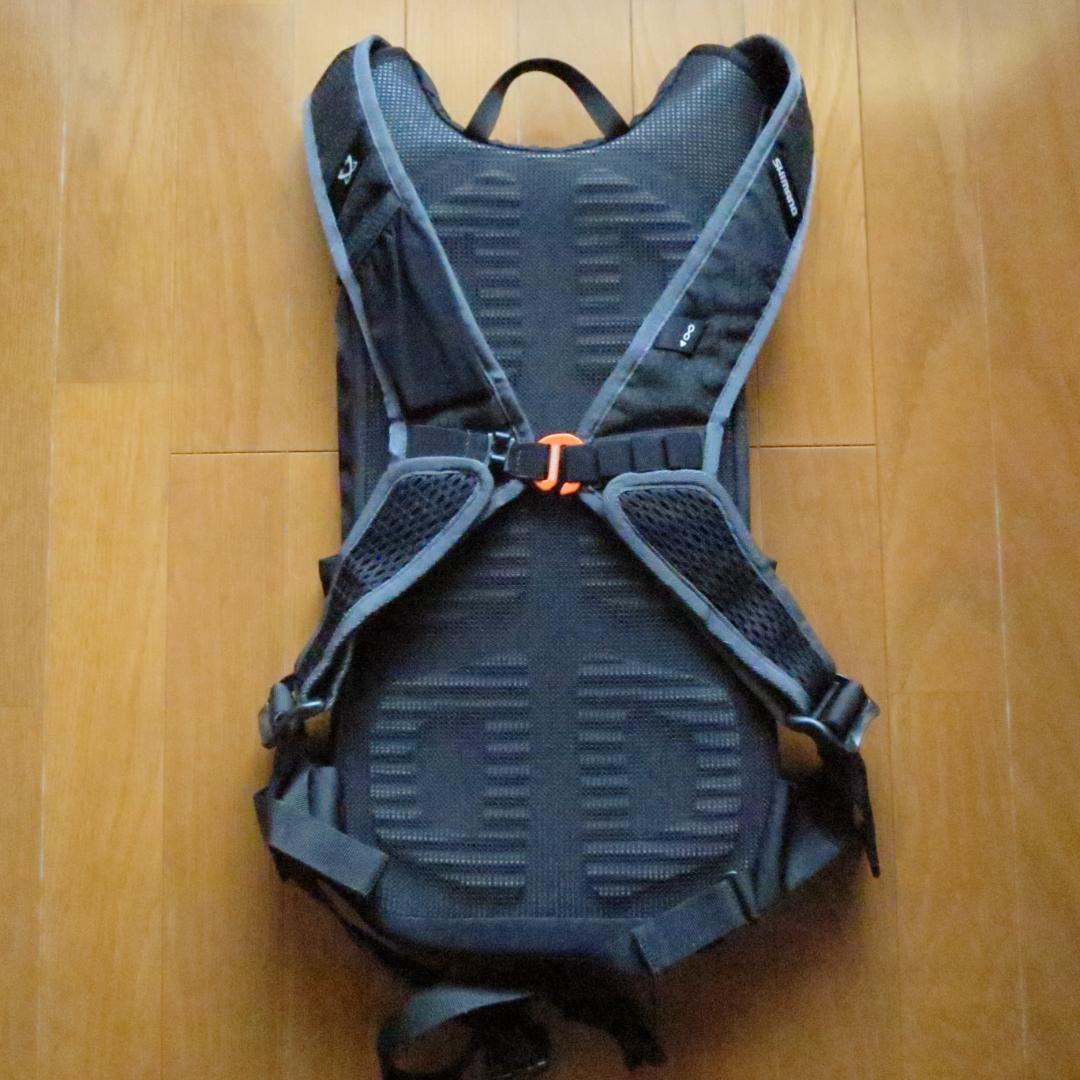 【美品】SHIMANO シマノ U10 バックパック サイクリング ブラック