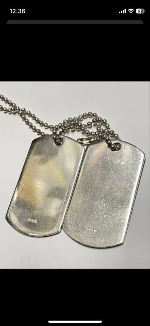 GUCCI ドッグタグ ネックレス シルバー925