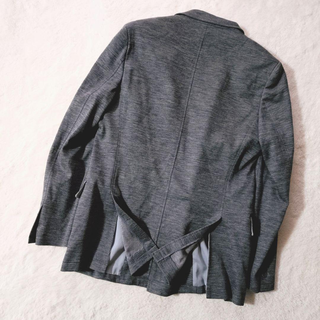 美品 Theory ダブル テーラードジャケット ストレッチ 40 グレー