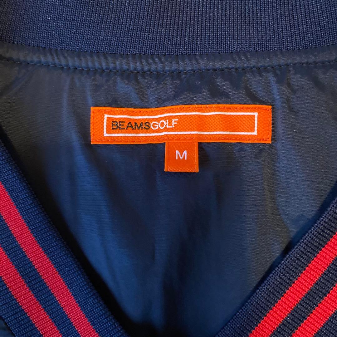 BEAMS GOLF ネイビー Vネックジャケット