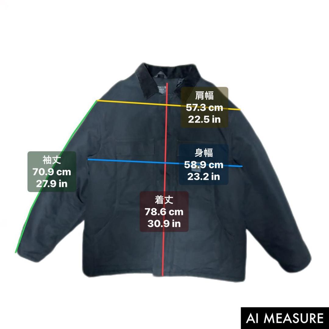 Carhartt 黒 XL デトロイト/チョア/アクティブ系 ジャケット ダック