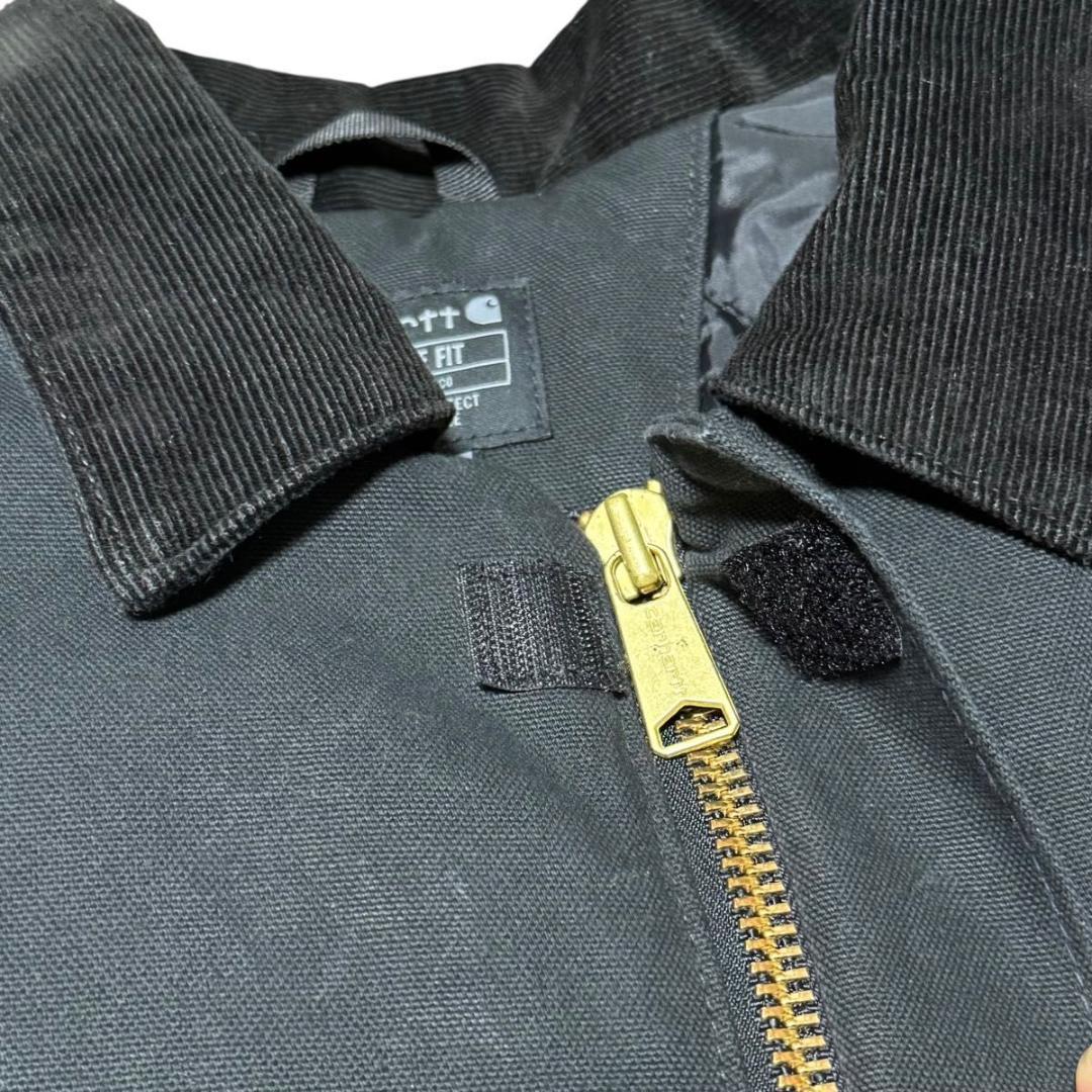 Carhartt 黒 XL デトロイト/チョア/アクティブ系 ジャケット ダック