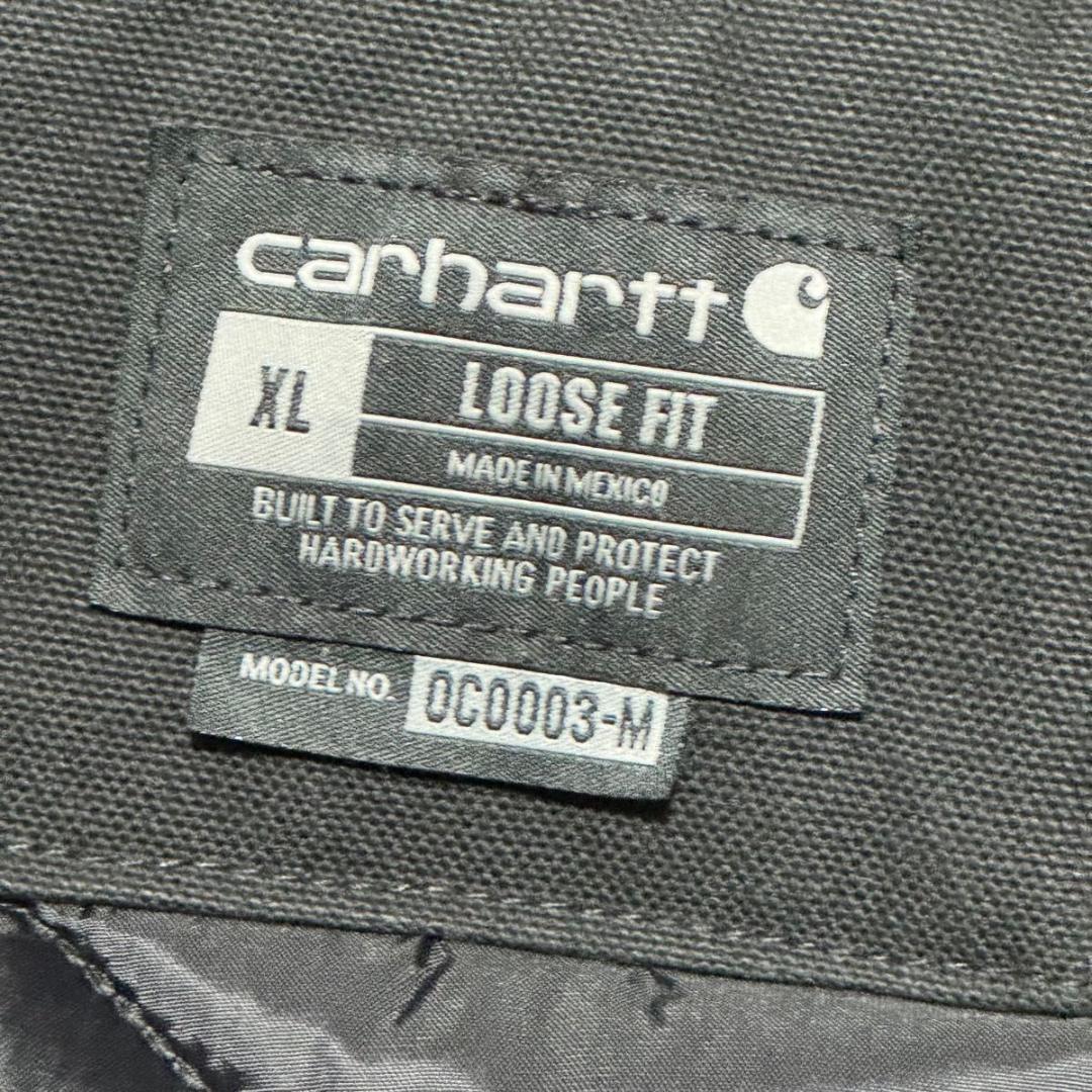 Carhartt 黒 XL デトロイト/チョア/アクティブ系 ジャケット ダック