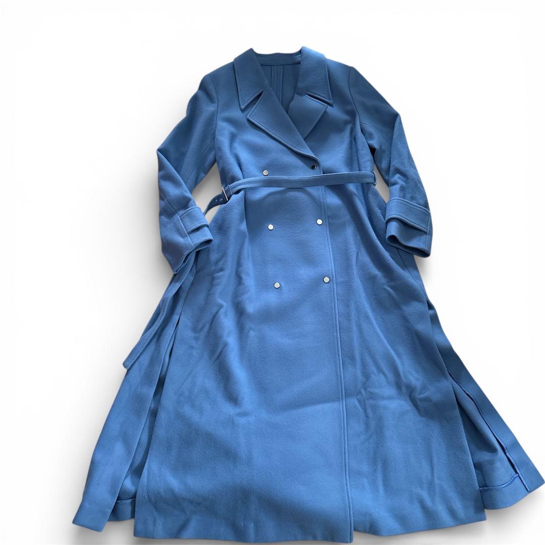 美品　アメリヴィンテージ BELT FLARE LONG COAT Aライン　S