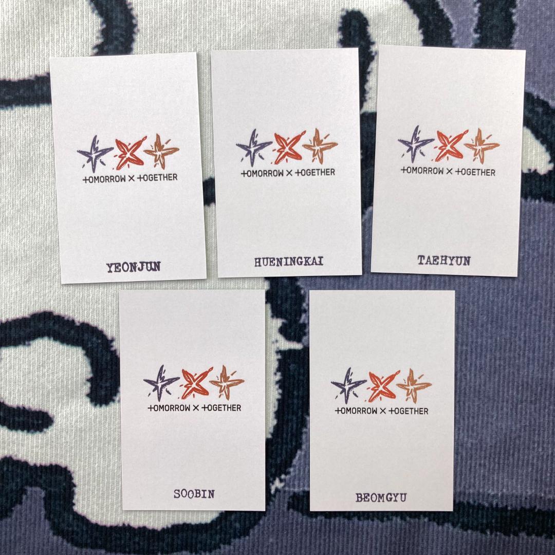 韓国 TXT TOMORROW 事前収録限定サノク トレカ5枚全員