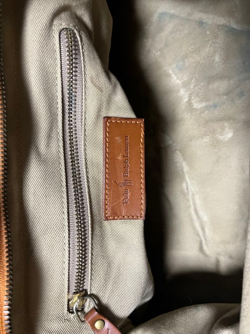 Ralph Lauren ラルフローレン　超ビンテージ　 ドクターバック　レザー