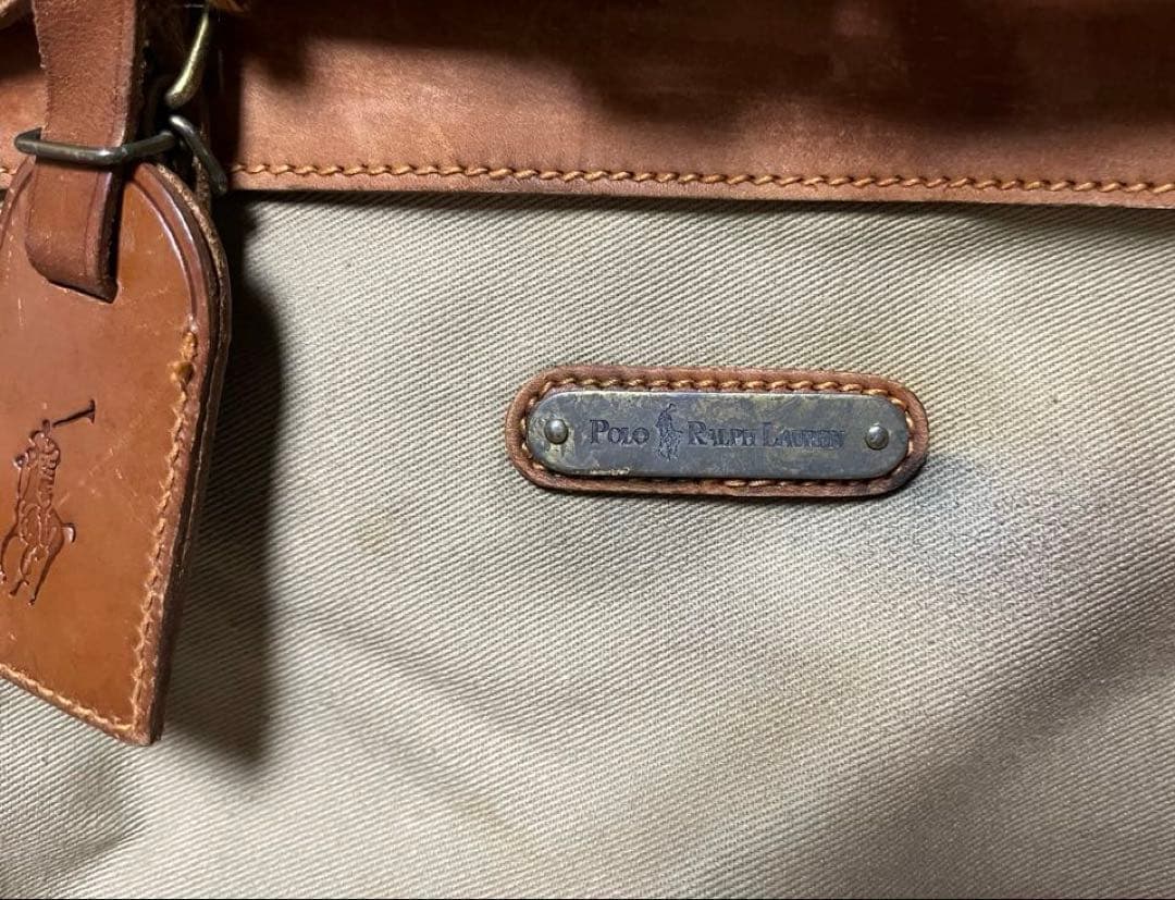 Ralph Lauren ラルフローレン　超ビンテージ　 ドクターバック　レザー