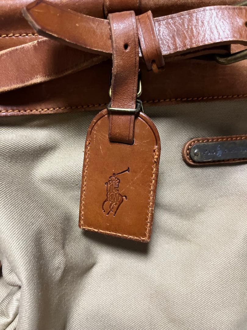 Ralph Lauren ラルフローレン　超ビンテージ　 ドクターバック　レザー