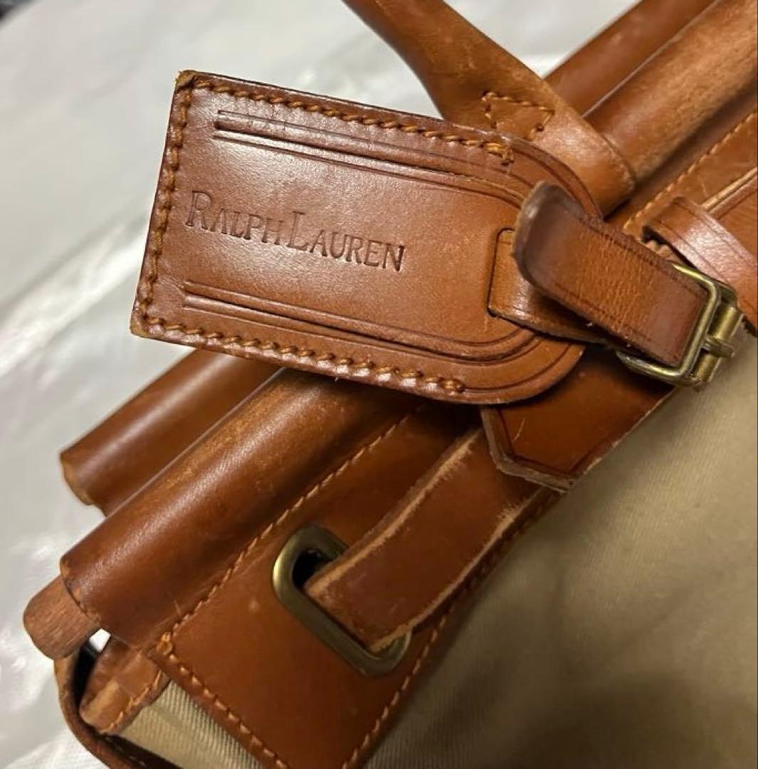 Ralph Lauren ラルフローレン　超ビンテージ　 ドクターバック　レザー