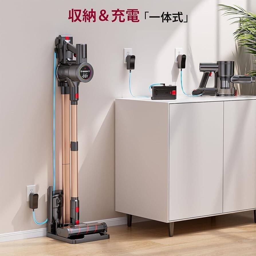 新品　コードレス掃除機 自走式！90Kpa強力吸引！70分連続稼働 YC07