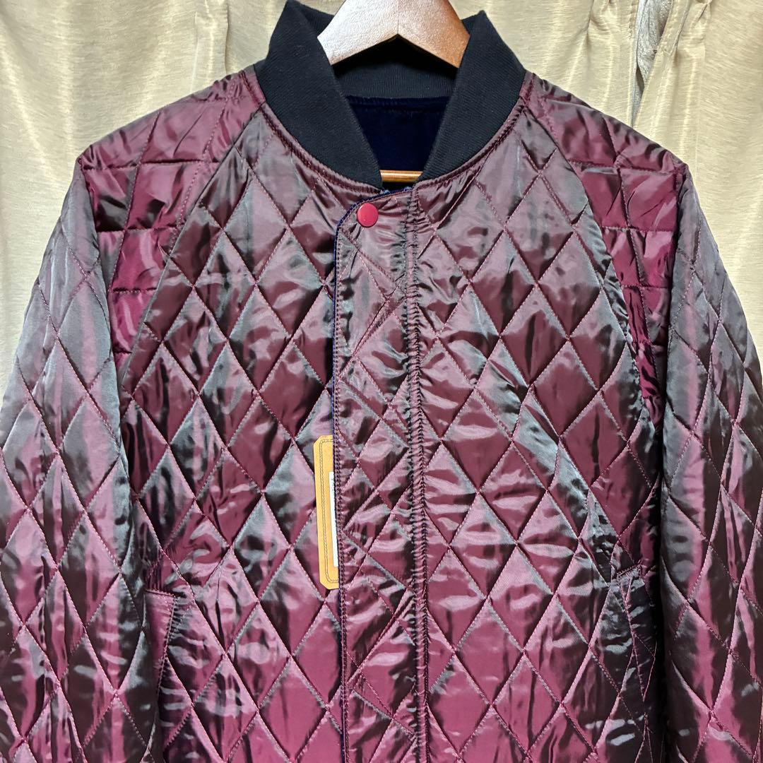 DUFFER ベロアブルゾン キルティングブルゾン リバーシブル
