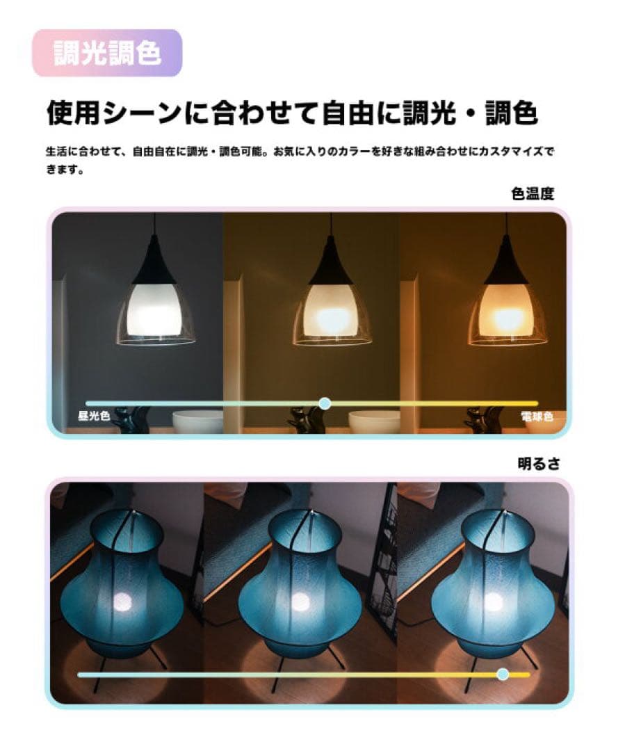 スマート LED 電球 E17 3個＋専用リモコン1個のセット ビームテック
