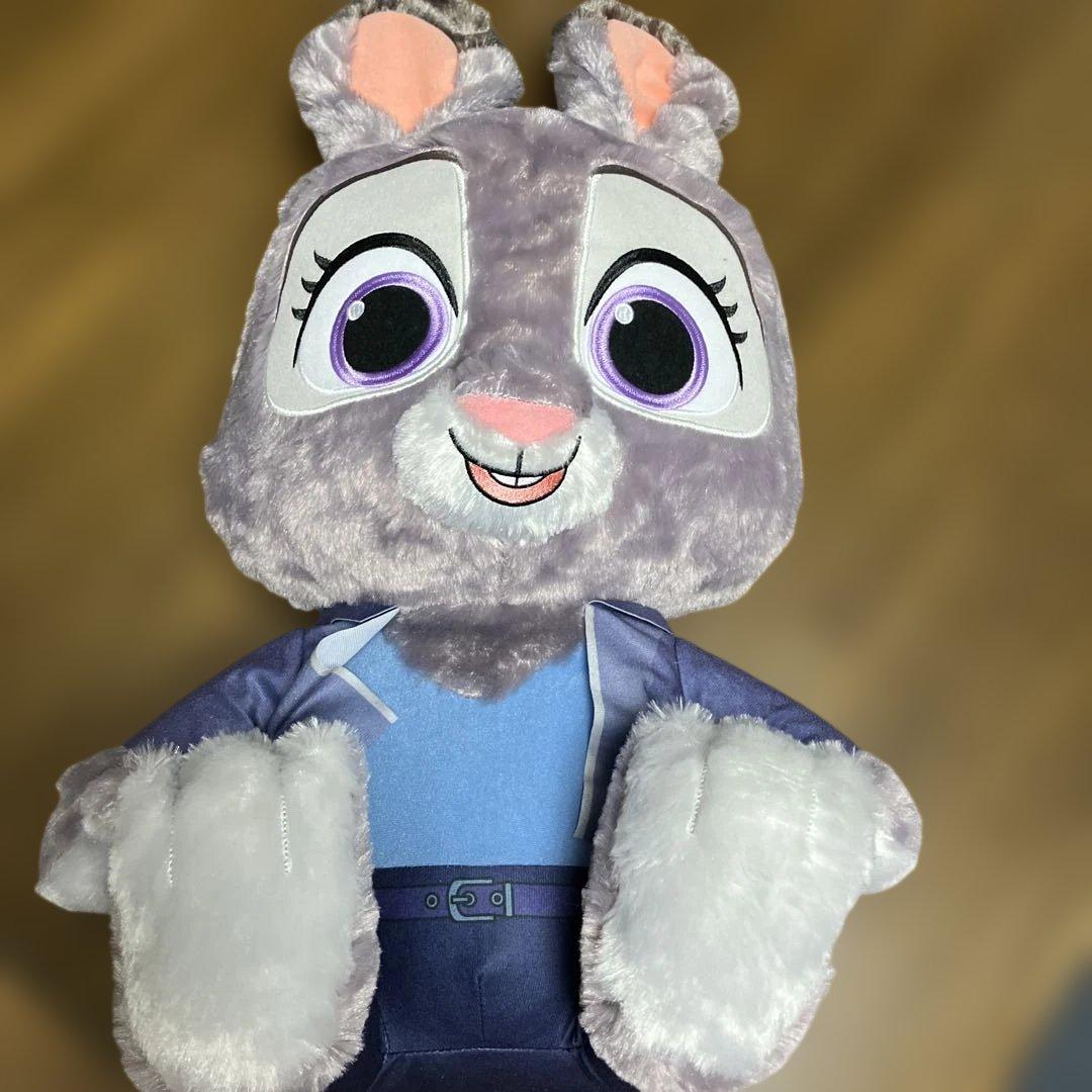 ズートピア2 スーパーラージぬいぐるみ ジュディ&ニック　2点セット