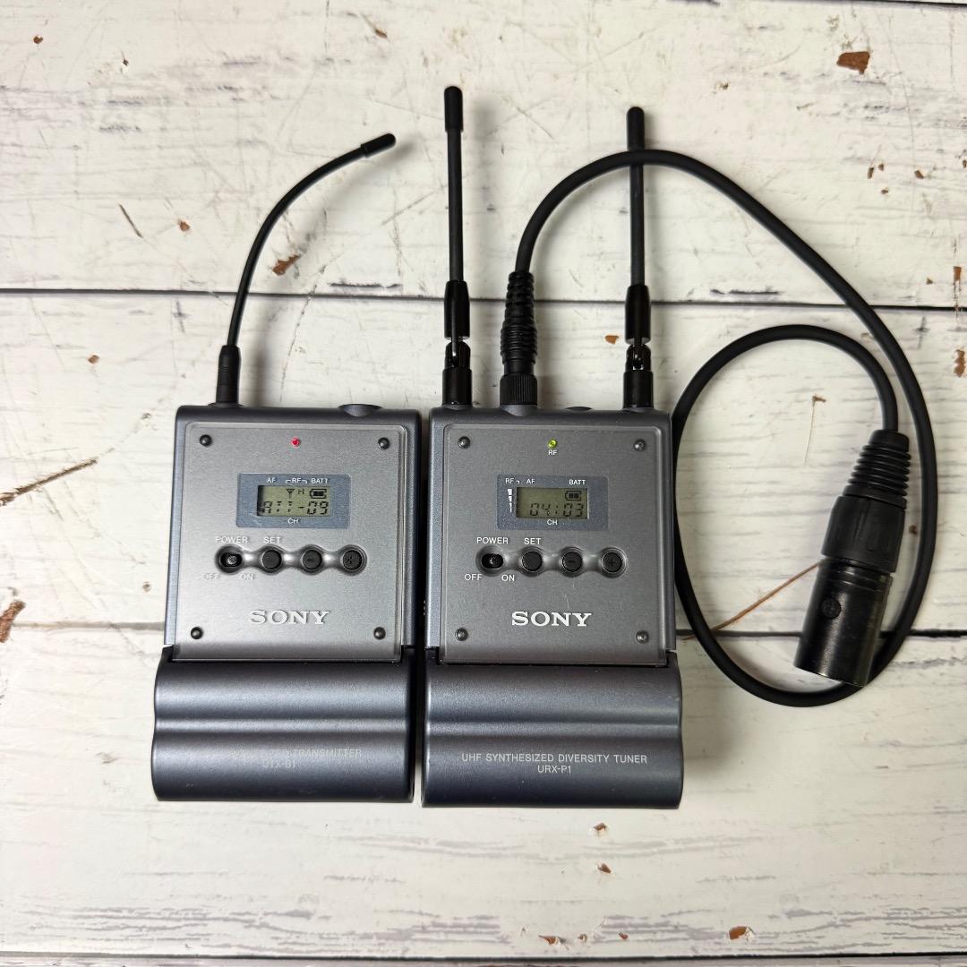 SONY ワイヤレスマイクロホン UTX-B1 URX-P1