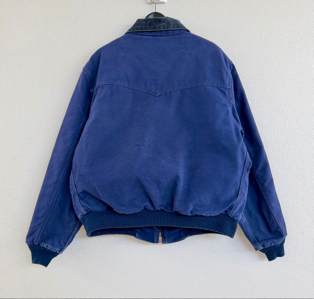 超超スペシャル 80s カーハート サンタフェジャケット XL ネイビーブルー