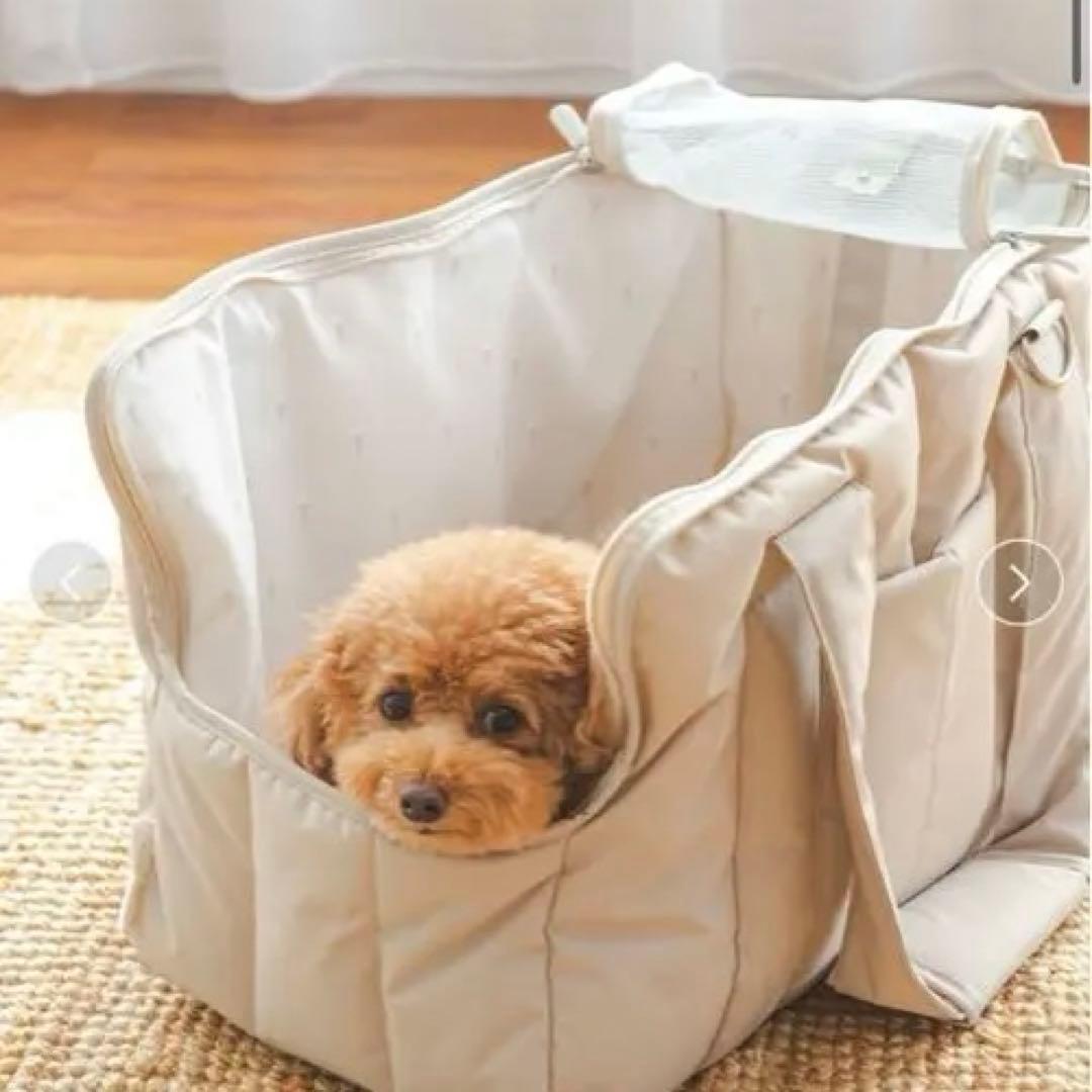 ち*ー様 ジェラピケ　犬用お散歩バッグ　キャリー　ジェラートピケ