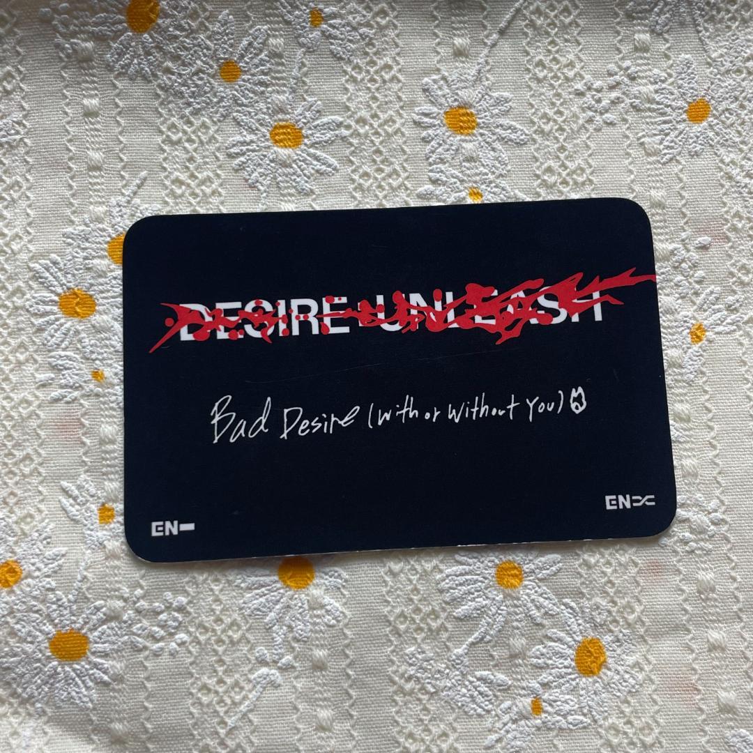 UNLEASH サノク ENHYPEN Mカ DESIRE : トレカ ヒスン