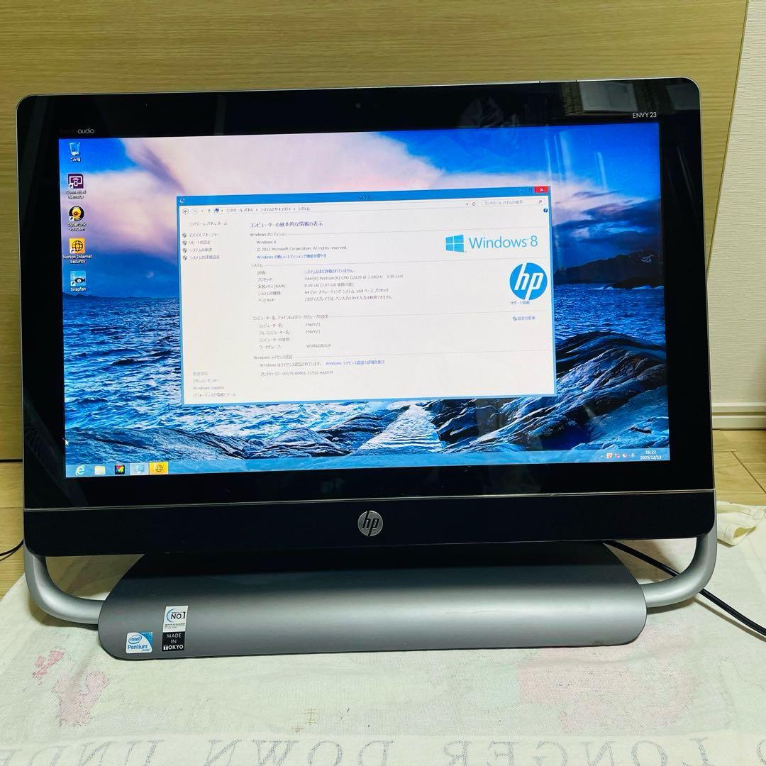 特価‼︎★HP ENVY23 デスクトップPC モニター一体型 23インチ