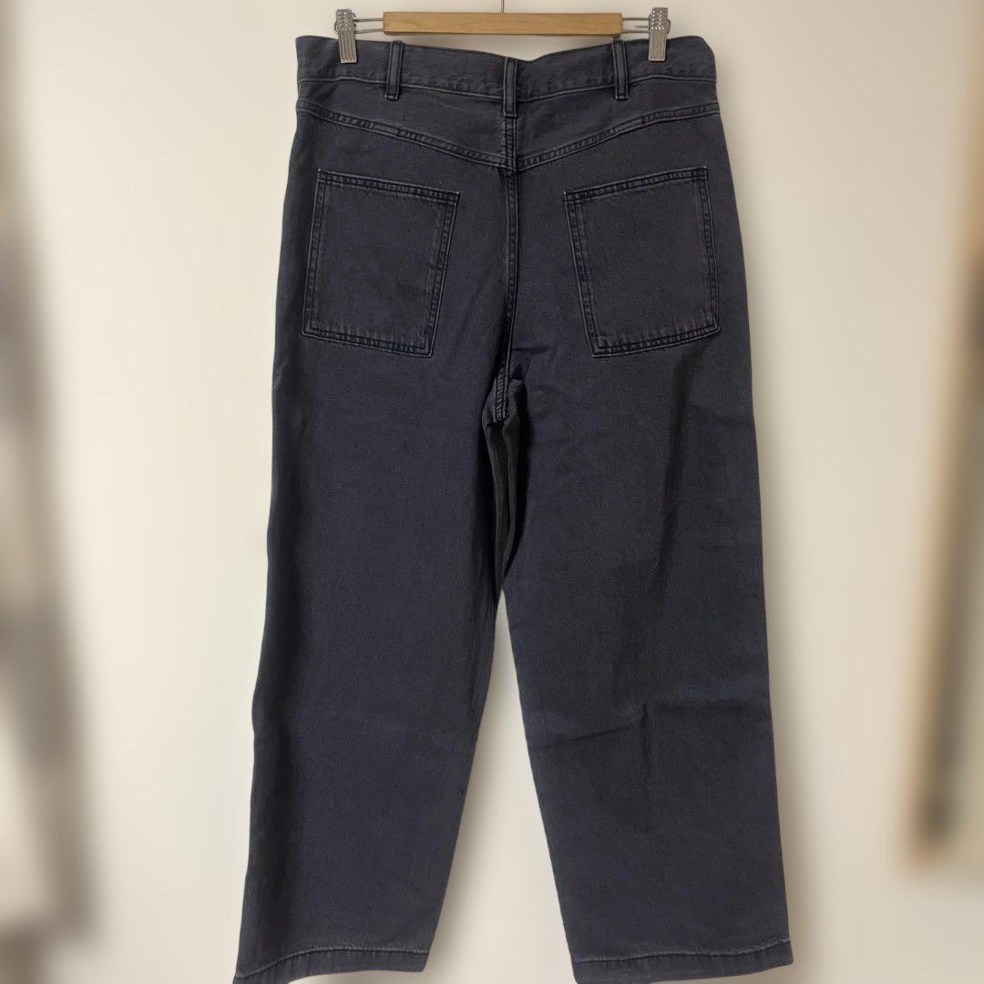 新品UNIQLOUオーバーサイズカラーデニムジャケットパンツセットアップルメール