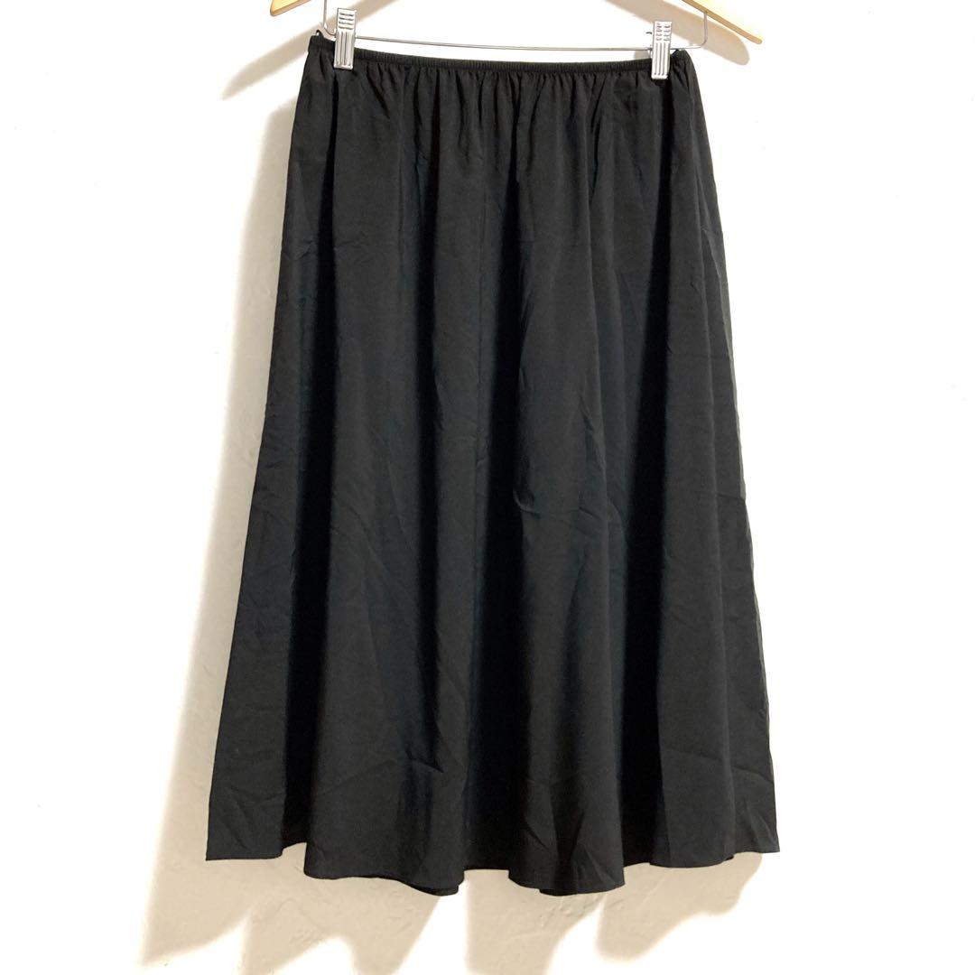 【美品】セオリーリュクス プリーツスカート　ウォッシャブル　M 黒　現行タグ