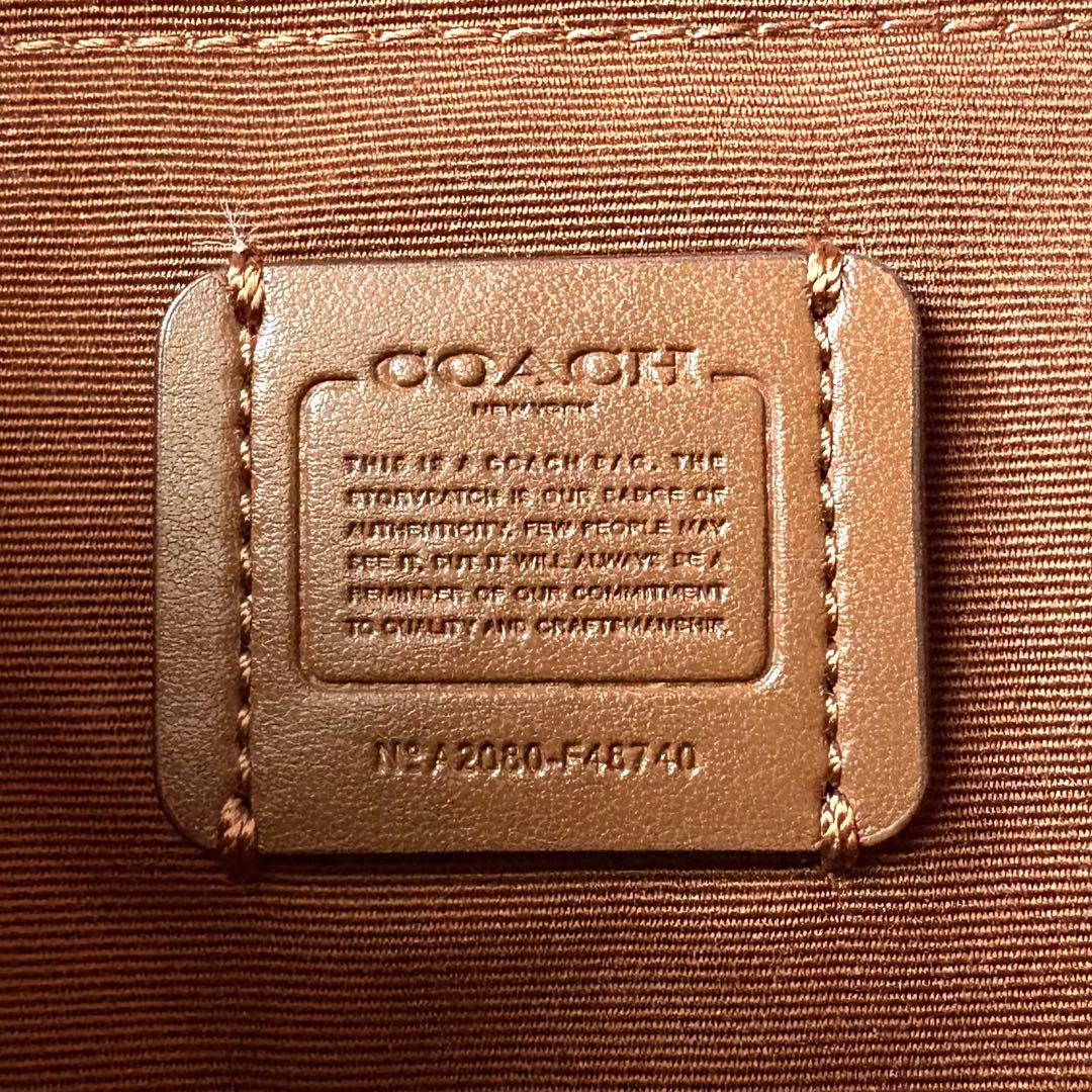 【極美品】COACH シグネチャー ボディバッグ ショルダーバッグ クロスボディ