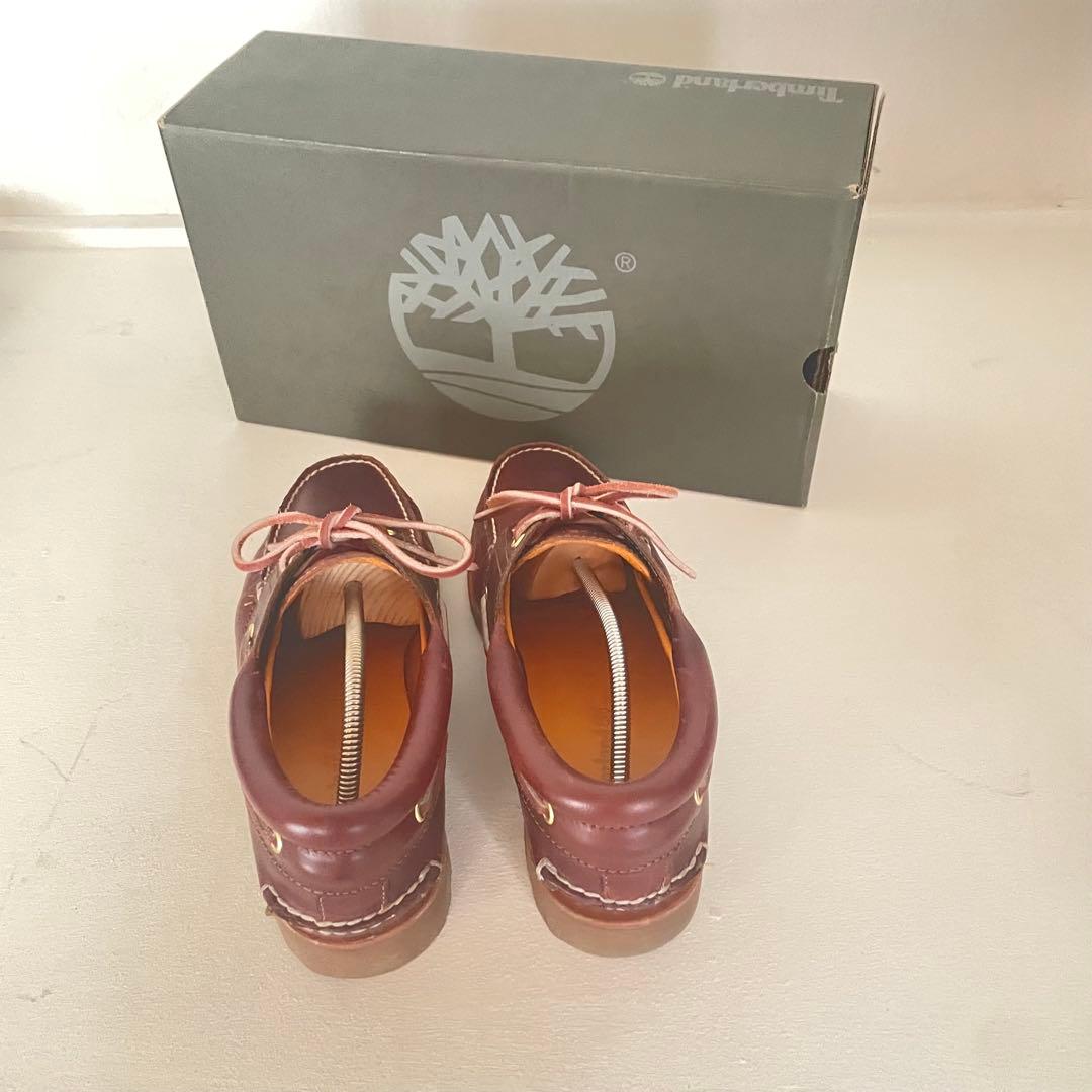 Timberland 3eye バーガンディー 26.5cm classic