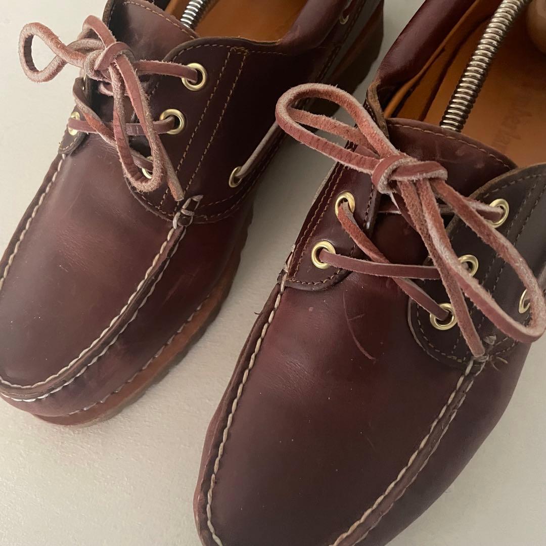 Timberland 3eye バーガンディー 26.5cm classic