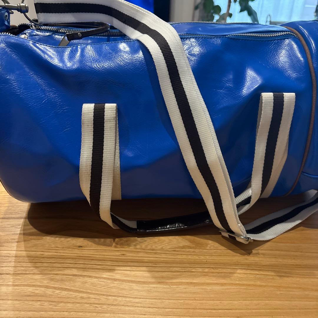 FRED PERRY ボストンバッグ 青