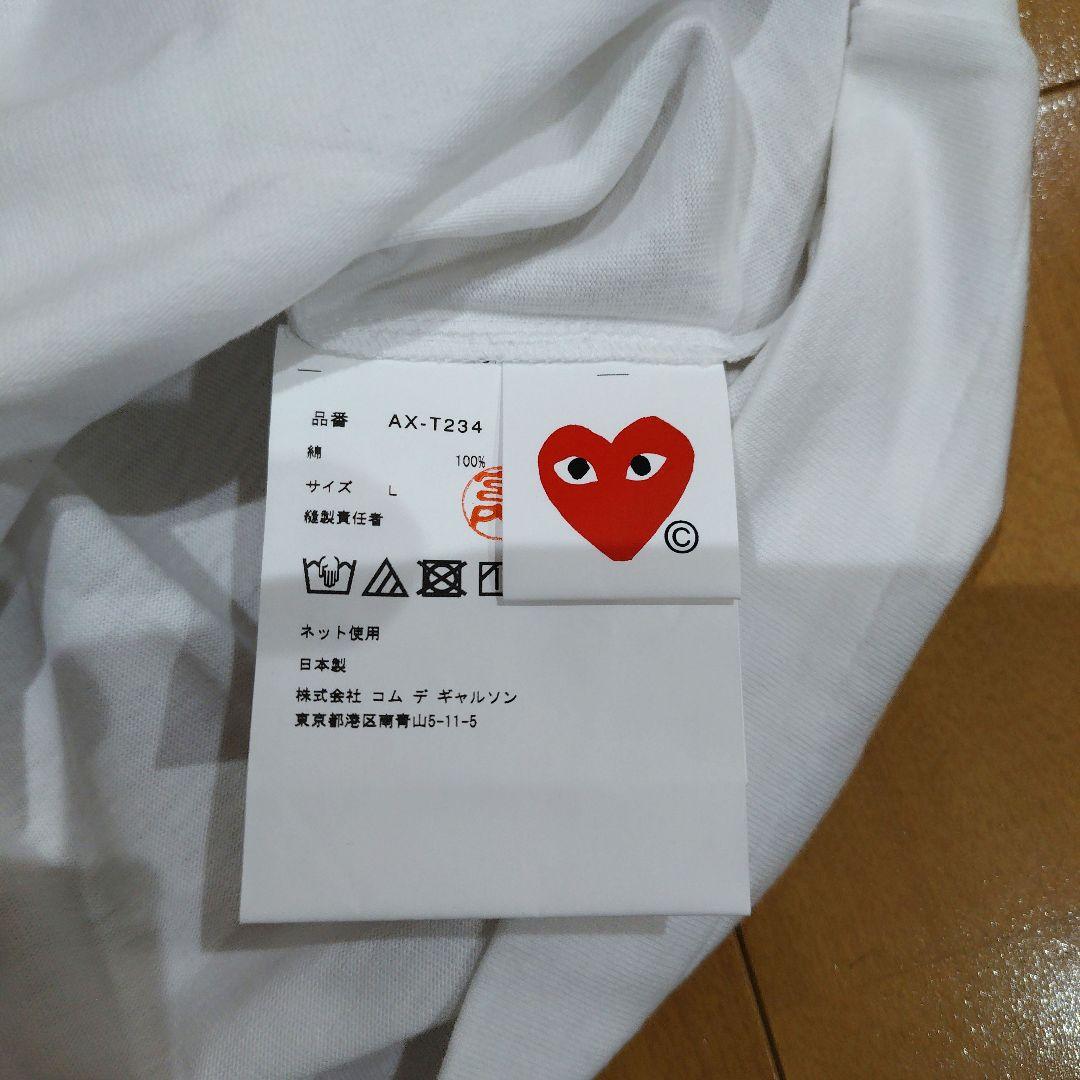 PLAY COMME des GARÇONS 水玉柄　ドットハートTシャツ