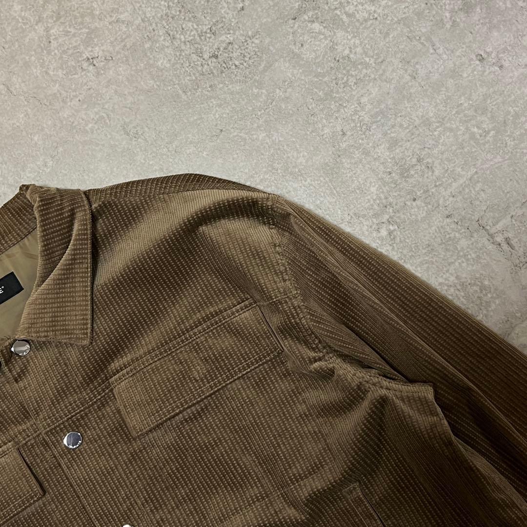 ジャケット・アウター MLVINCE CORDUROY TRUCKER JACKET Beige L