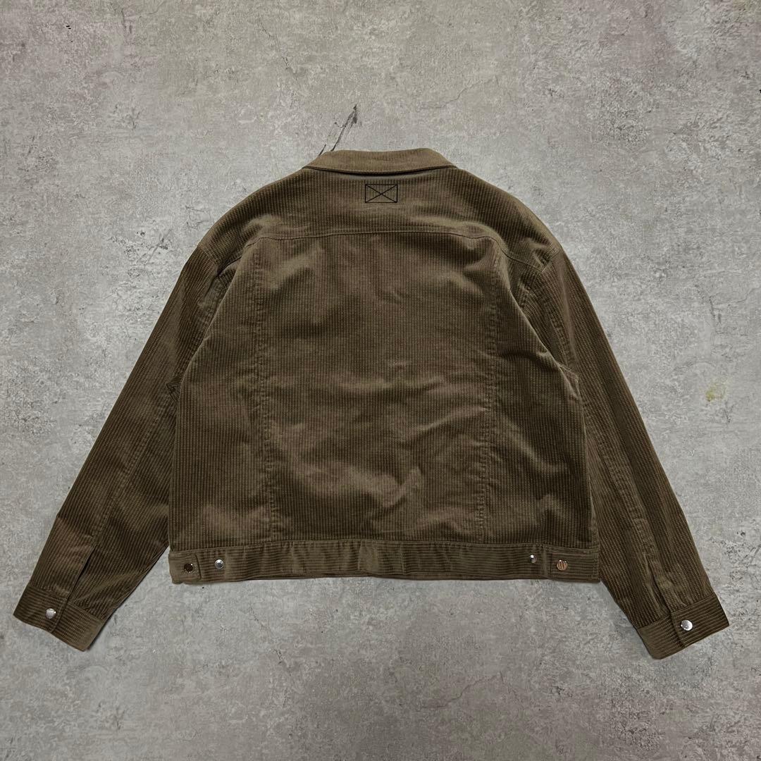 ジャケット・アウター MLVINCE CORDUROY TRUCKER JACKET Beige L