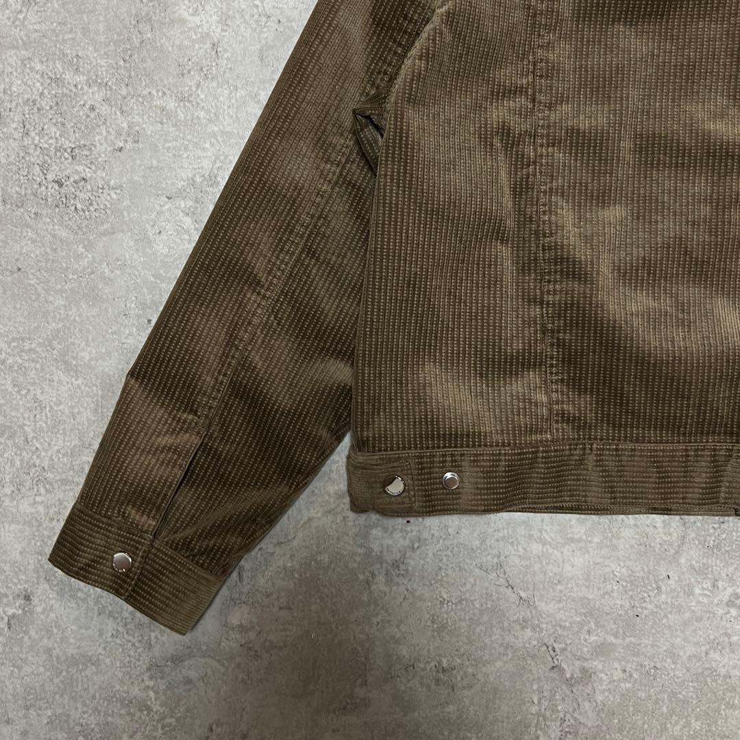 ジャケット・アウター MLVINCE CORDUROY TRUCKER JACKET Beige L