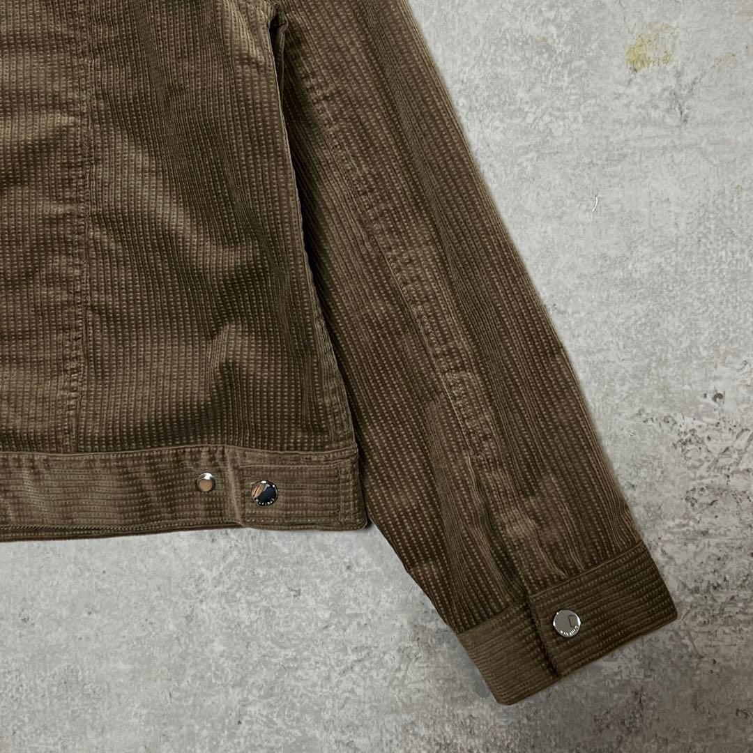 ジャケット・アウター MLVINCE CORDUROY TRUCKER JACKET Beige L
