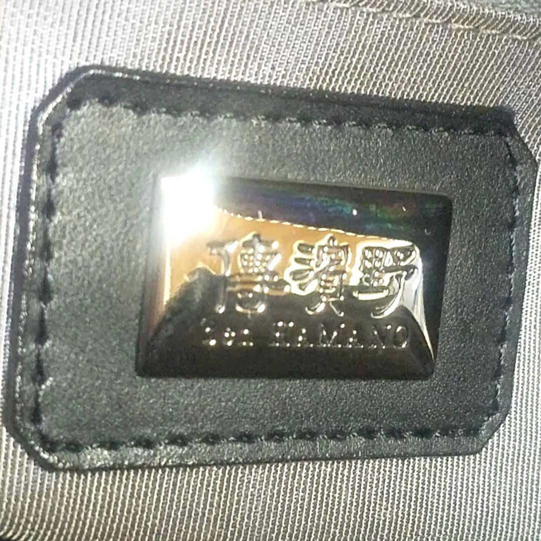 【極美品・現行】傳濱野 ボストンバッグ ハンドバッグ エナメル 黒 肩掛け可