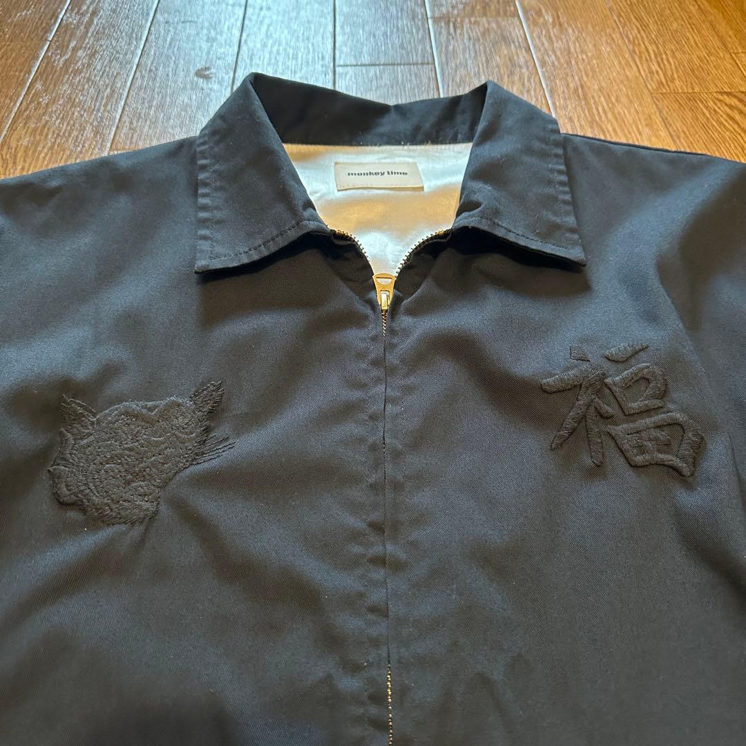 ジャケット・アウター monkey time Vietnam jacket L ALL BLACK