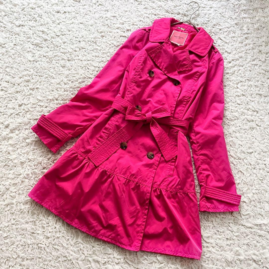 Kate Spade NewYork ケイトスペード トレンチコート ピンク