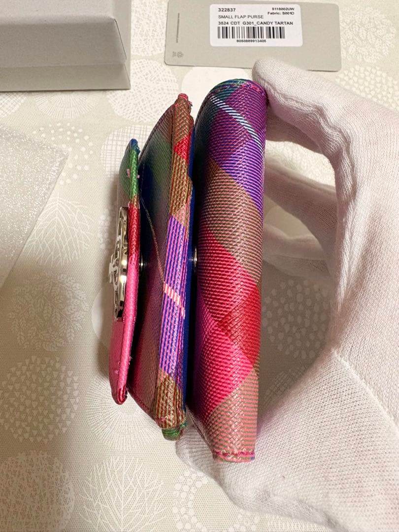 Vivienne Westwood 三つ折り財布 キャンディータータン