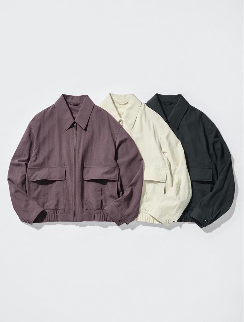 【新品未開封】UNIQLO U 26SS　ショートブルゾン　Lサイズ　ブラック