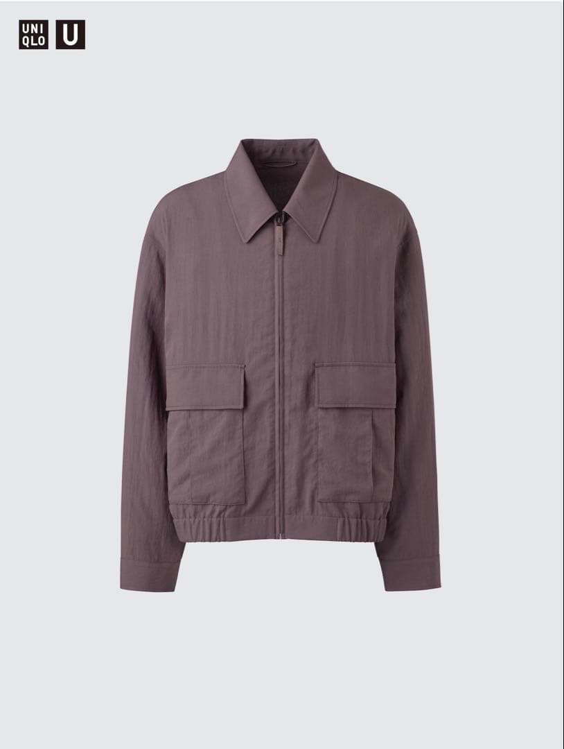 【新品未開封】UNIQLO U 26SS　ショートブルゾン　Lサイズ　ブラック