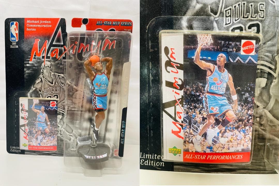 ◆NBA Michael Jordan コートコレクション７体セット 08226