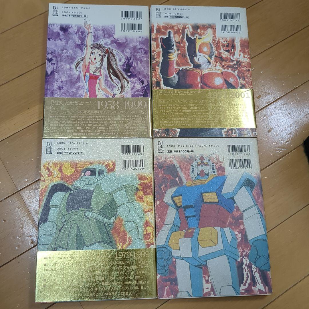 仮面ライダー画報　ガンダム画報　スーパーロボット画報　アニメヒロイン画報